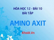 Bài tập về Amino Axit: Giải bài tập 1, 2, 3, 4, 5, 6 trang 48 SGK Hóa 12 bài 10
